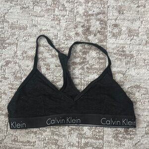 Calvin Klein DARK HEATHER GRAY Bralette